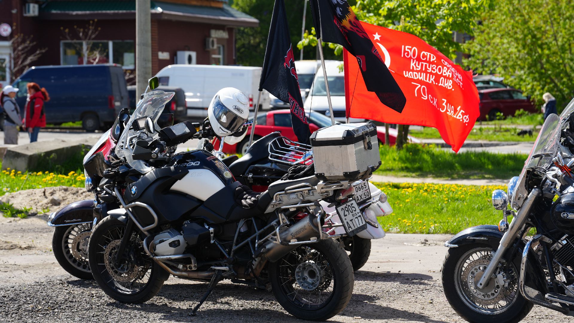 день победы , мотопробег ,