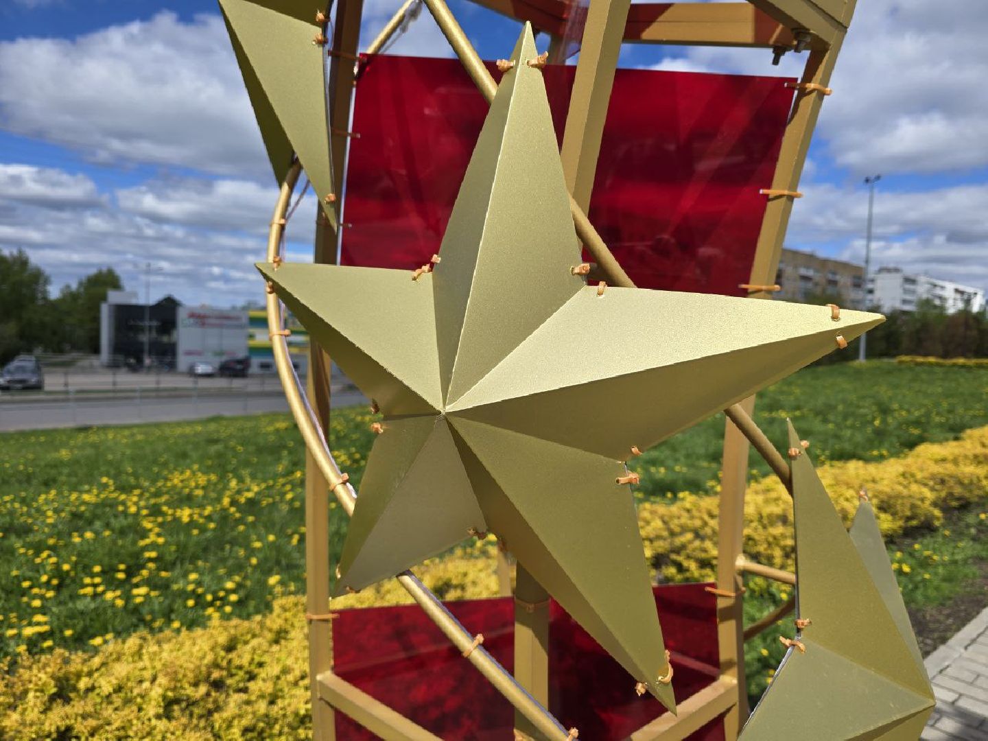 можайск, можайский муниципальный округ, подмосковье, день победы, благоустройство, украсили округ к 9 мая,