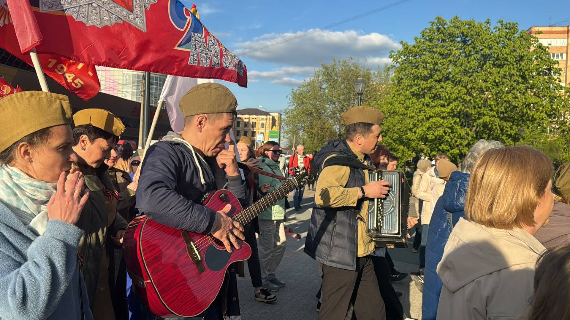 военные песни, шествие, железнодорожная,