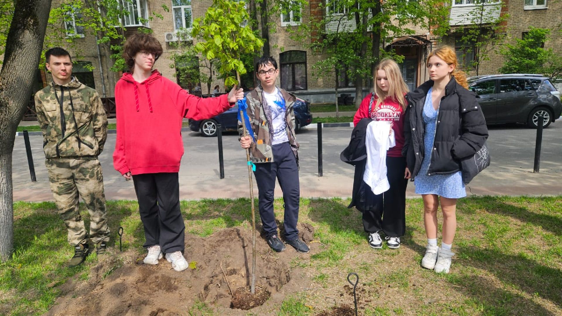 сад памяти, деревья, жуковский, 9 мая,