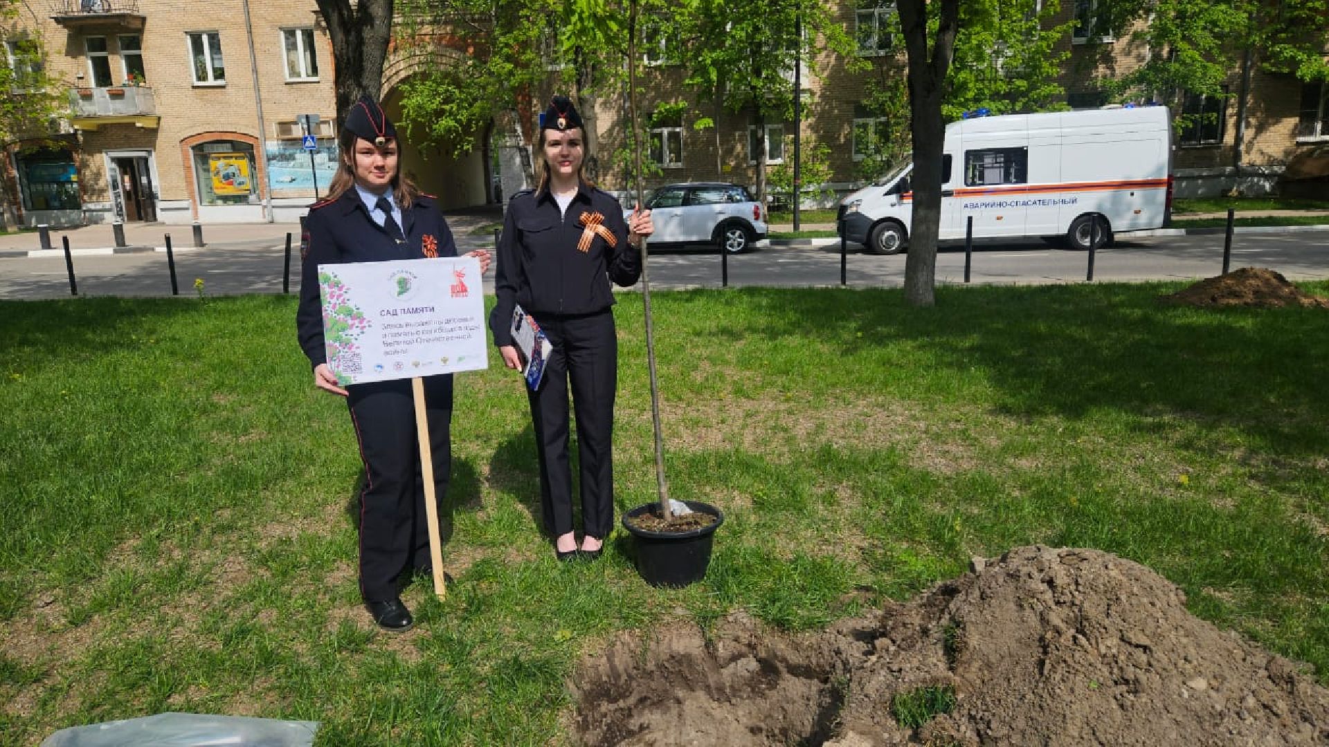 сад памяти, деревья, жуковский, 9 мая,