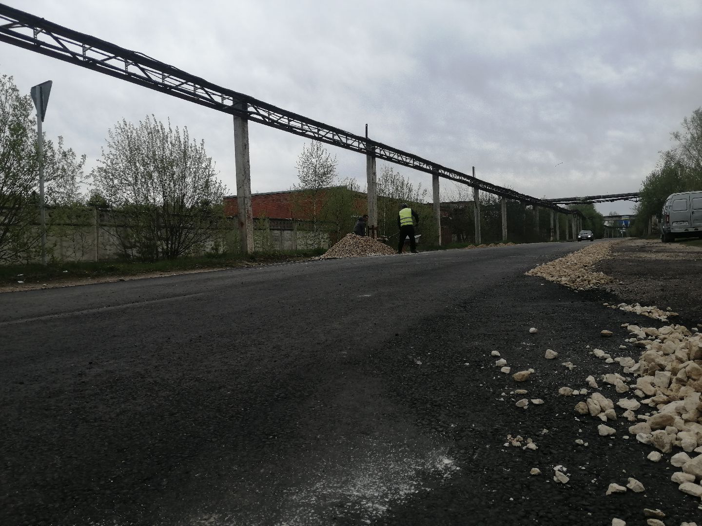 благоустройство, дорога, дорожные работы, Протвино, асфальт