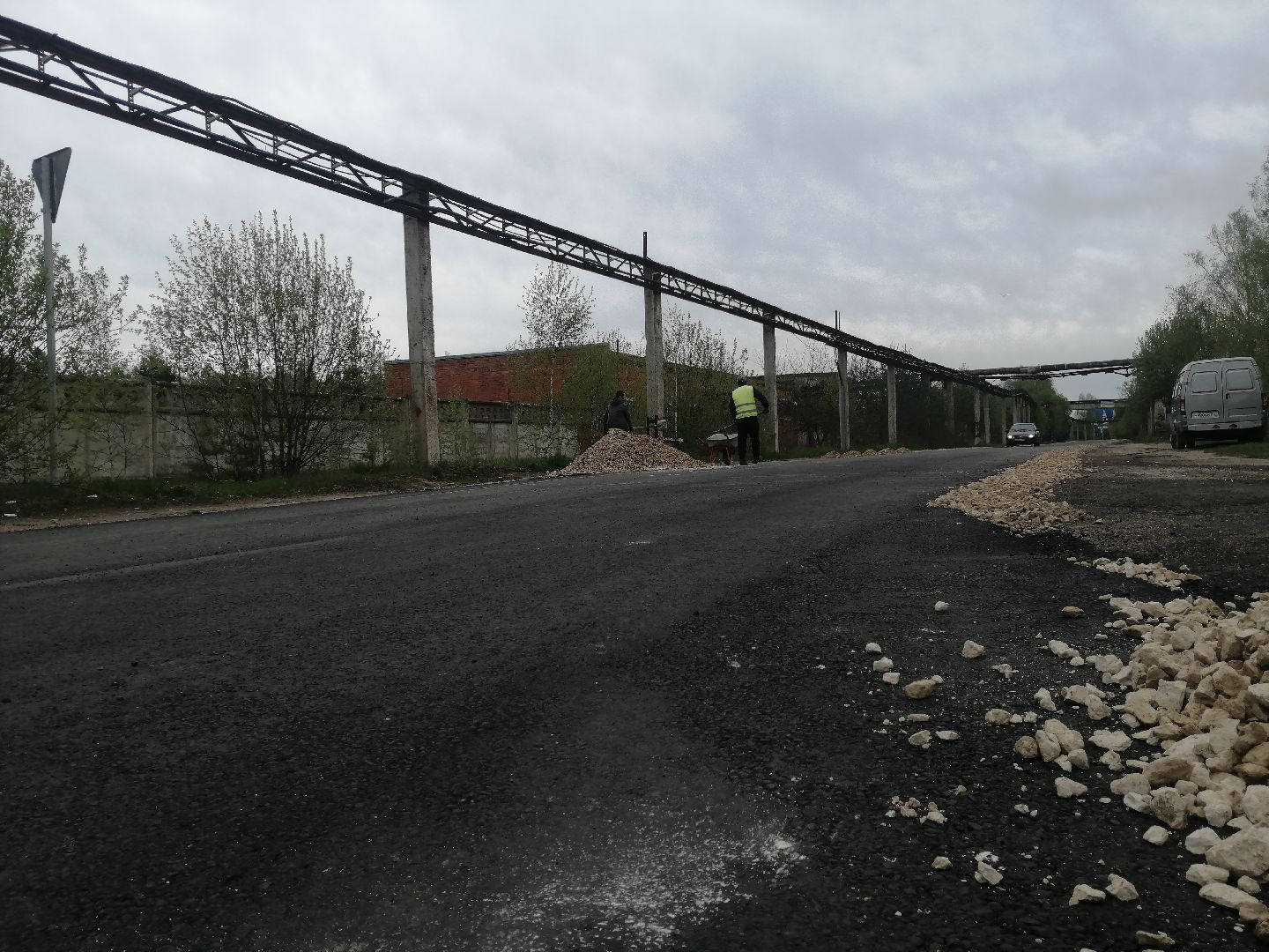 благоустройство, дорога, дорожные работы, Протвино, асфальт