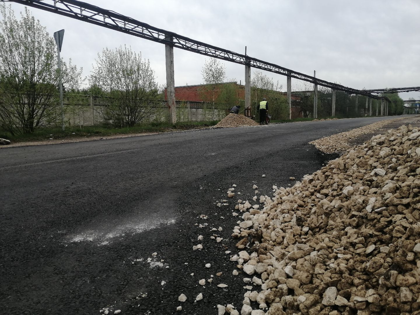 благоустройство, дорога, дорожные работы, Протвино, асфальт