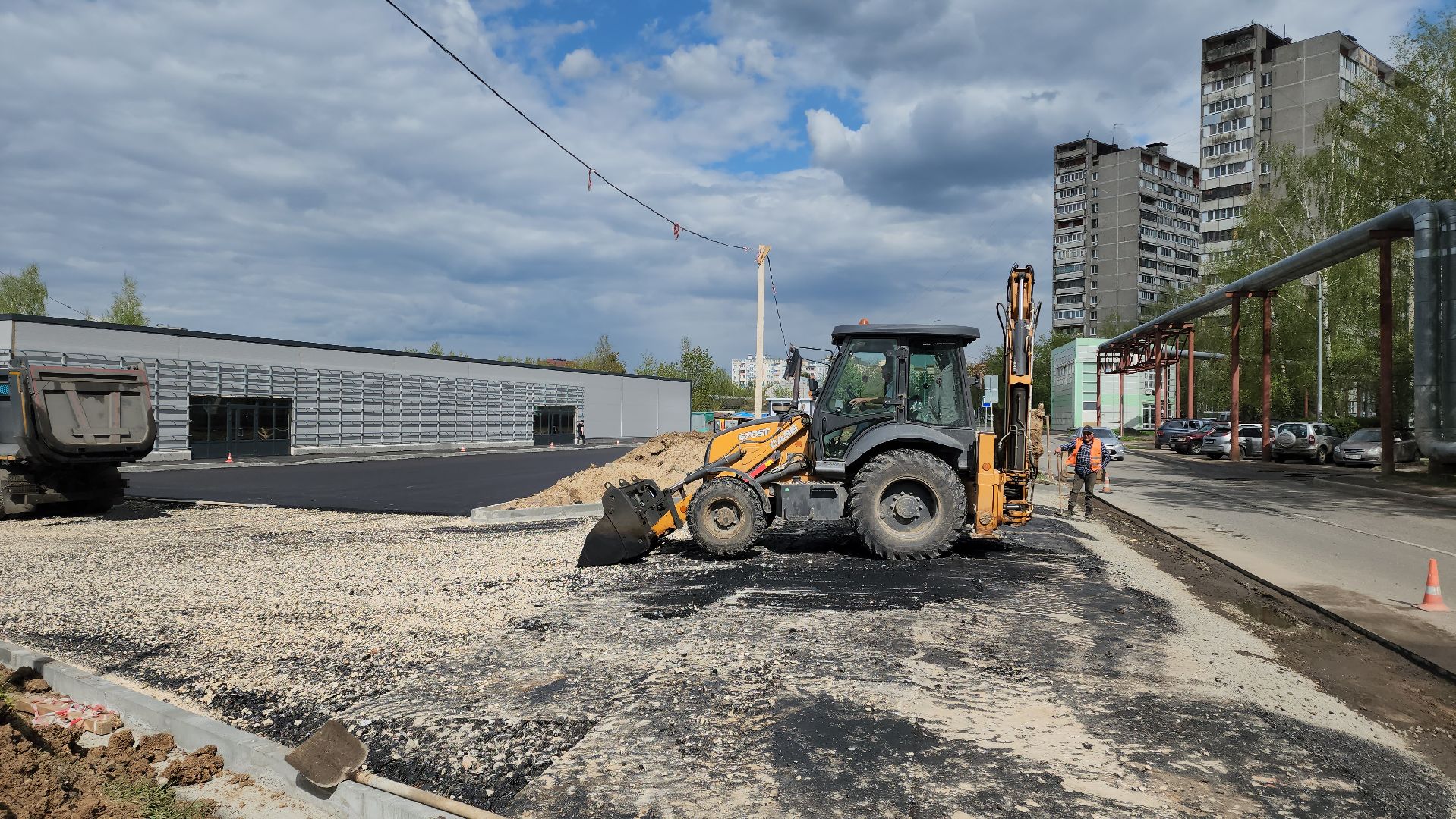 Асфальтирование , Асфальт , Магазин , Лобня,