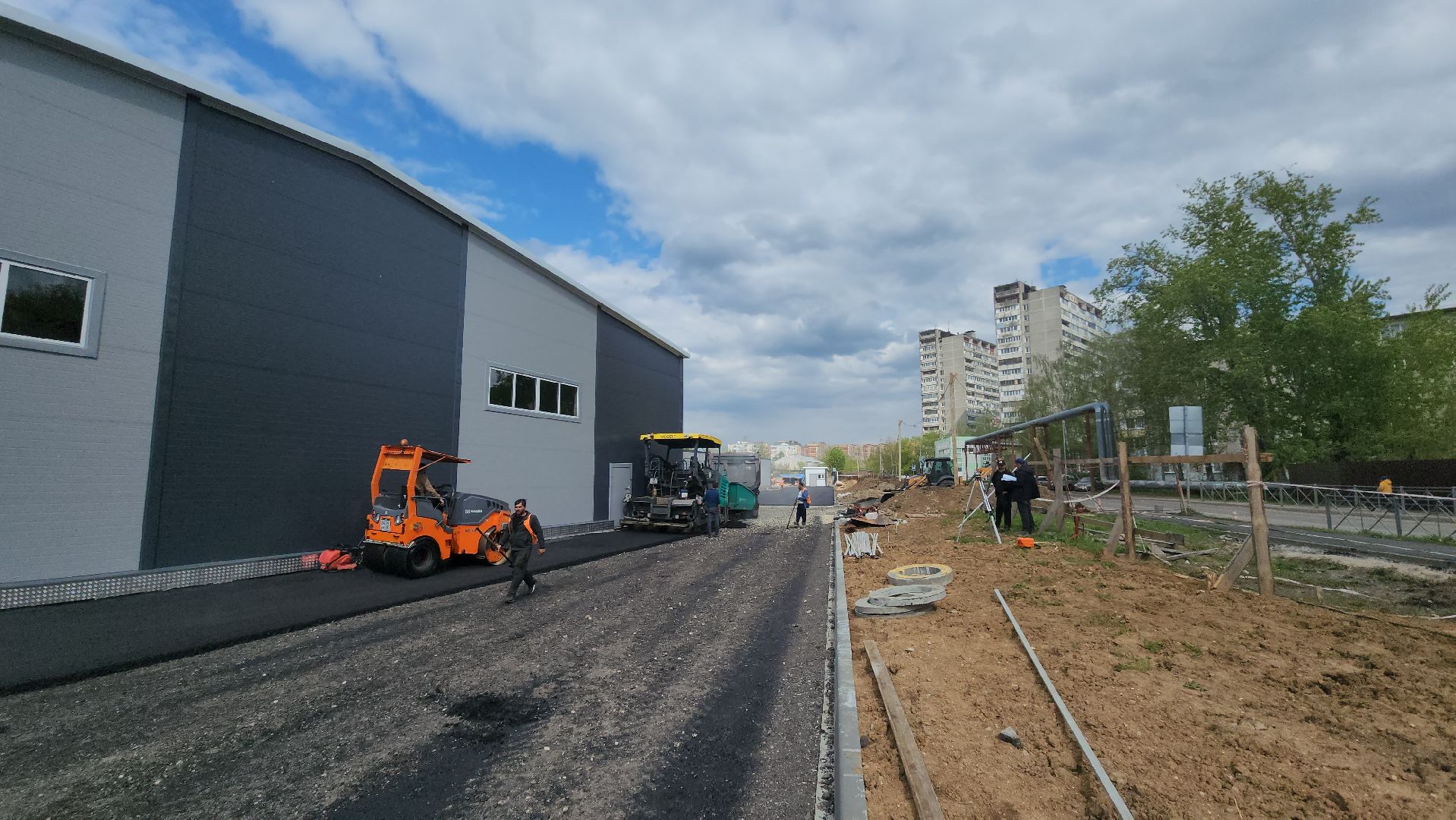 Асфальтирование , Асфальт , Магазин , Лобня,