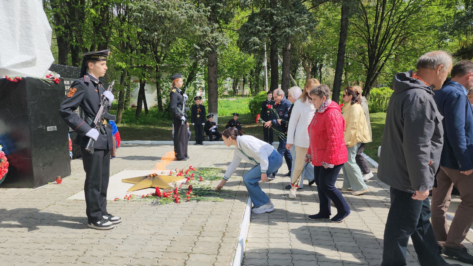серпухов, вечный огонь, улица крюкова, юбилей победы,