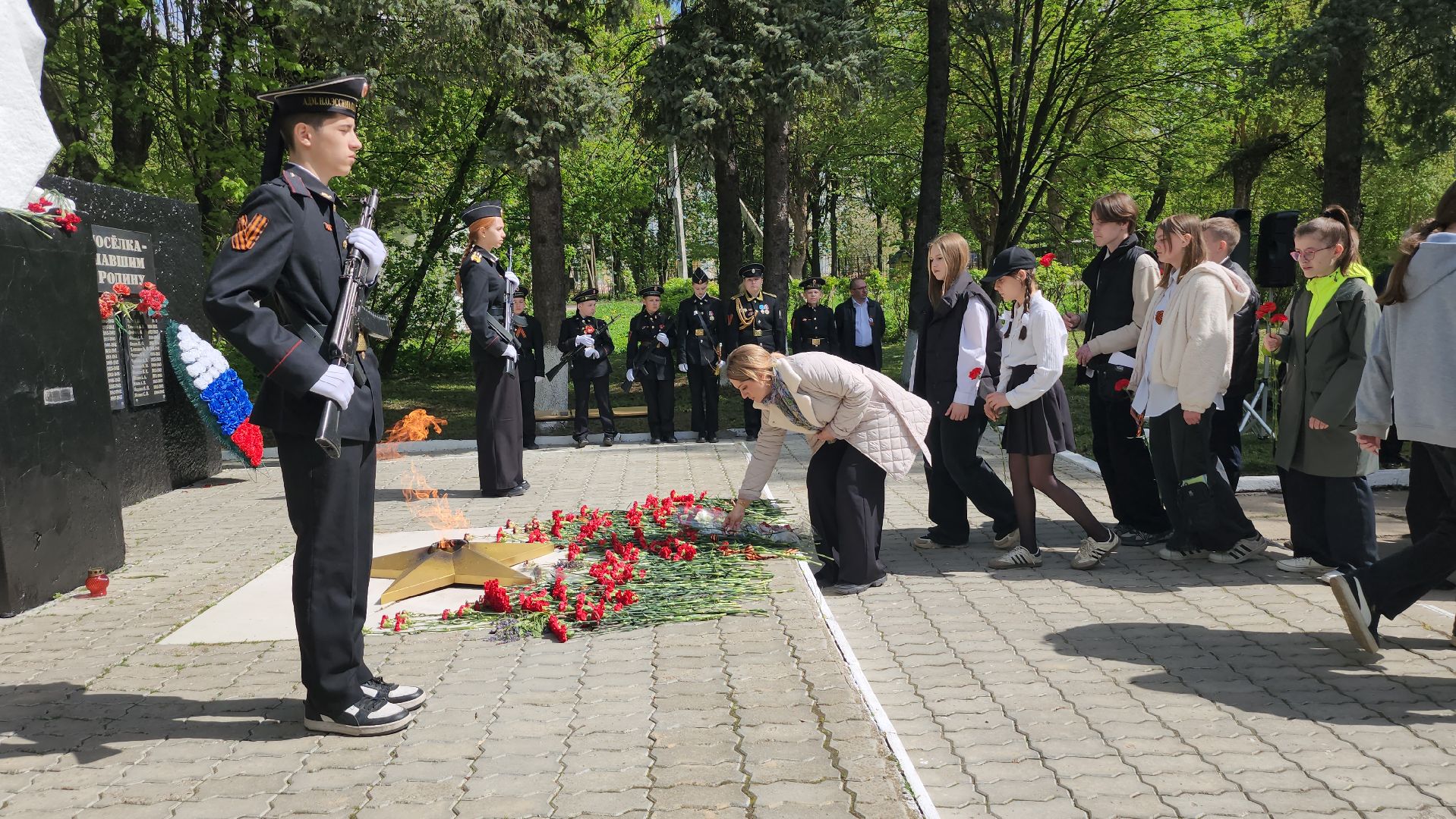 серпухов, вечный огонь, улица крюкова, юбилей победы,