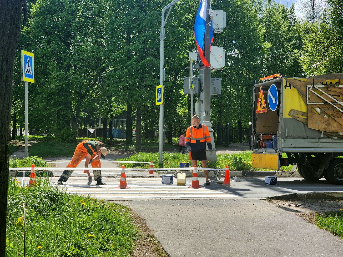 пущино, серпухов, мосавтодор, дороги, разметка,