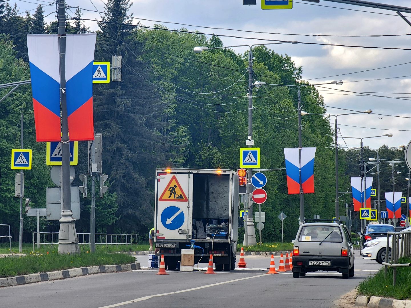 пущино, серпухов, мосавтодор, дороги, разметка,