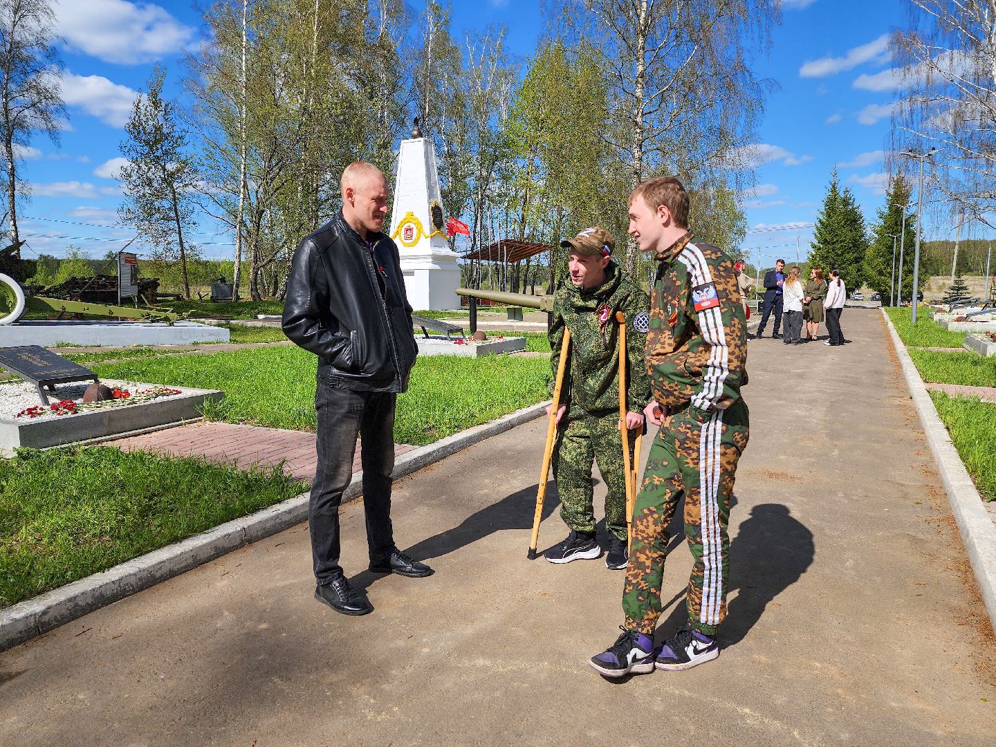 Подольск, мемориал в кузовлево, ясенки, бойцы СВО, 80 лет победе,