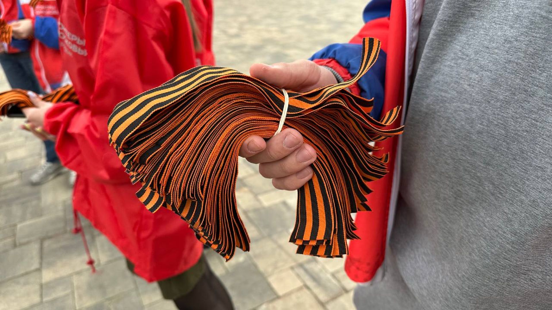 волонтеры, домодедово, георгиевская лента,