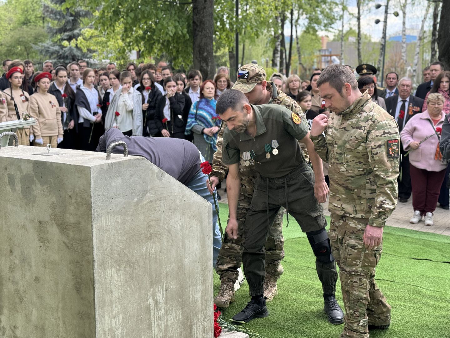 капсула времени, ленинский городской округ, участники сво, памятник бойцам сво,
