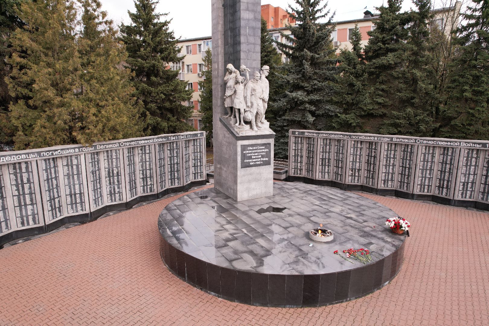 видео с коптера, Обелиск славы в домодедове,