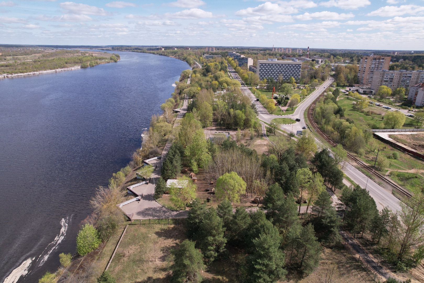 видео с коптера, памятник штурмовику ИЛ-2,