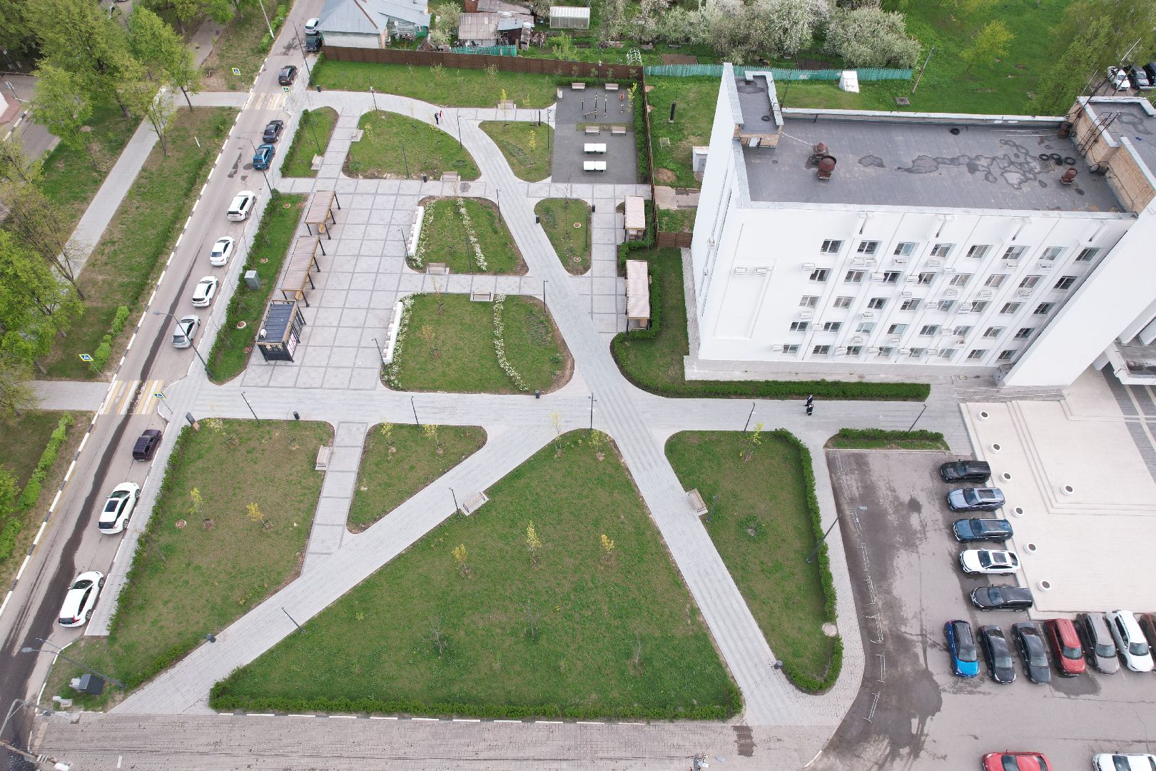 видео с коптера, стела город трудовой доблести, мемориальный парк коломны,