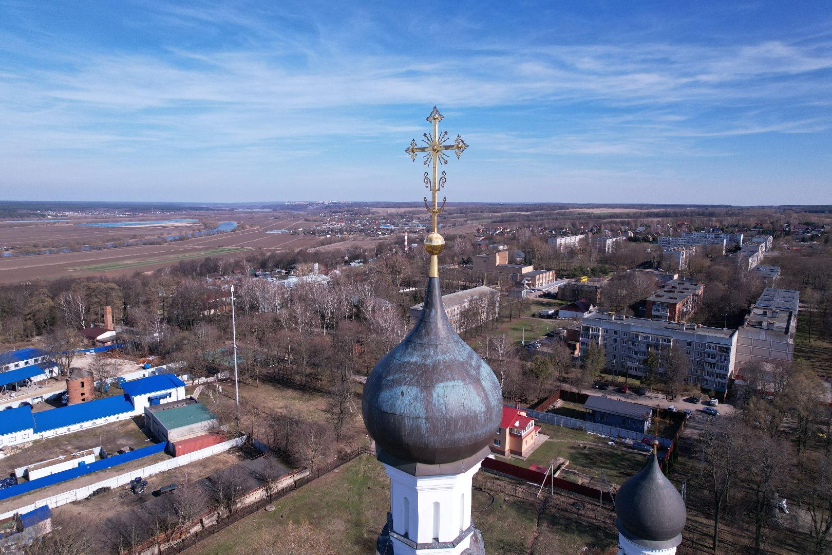 видео с коптера, памятник героям ВОВ в серпухове,