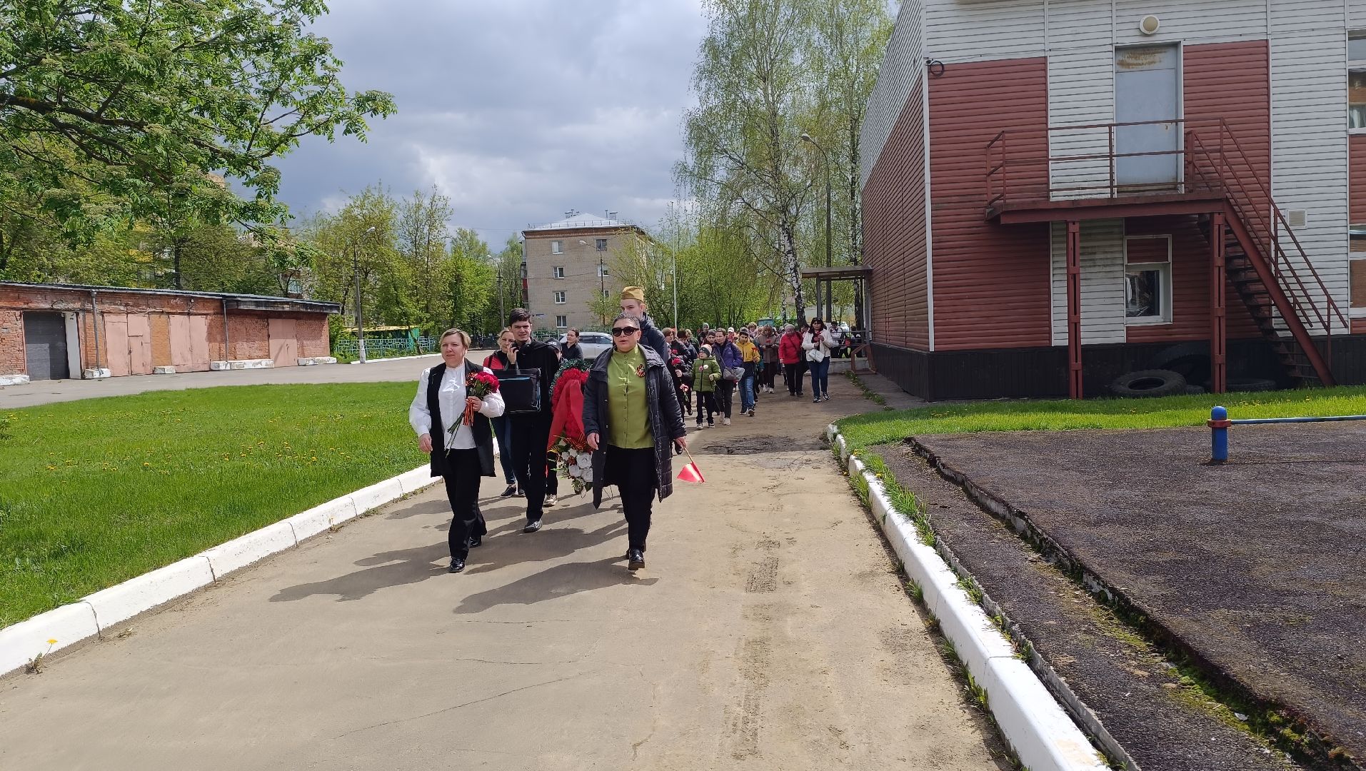 день победы, школа, лобня,