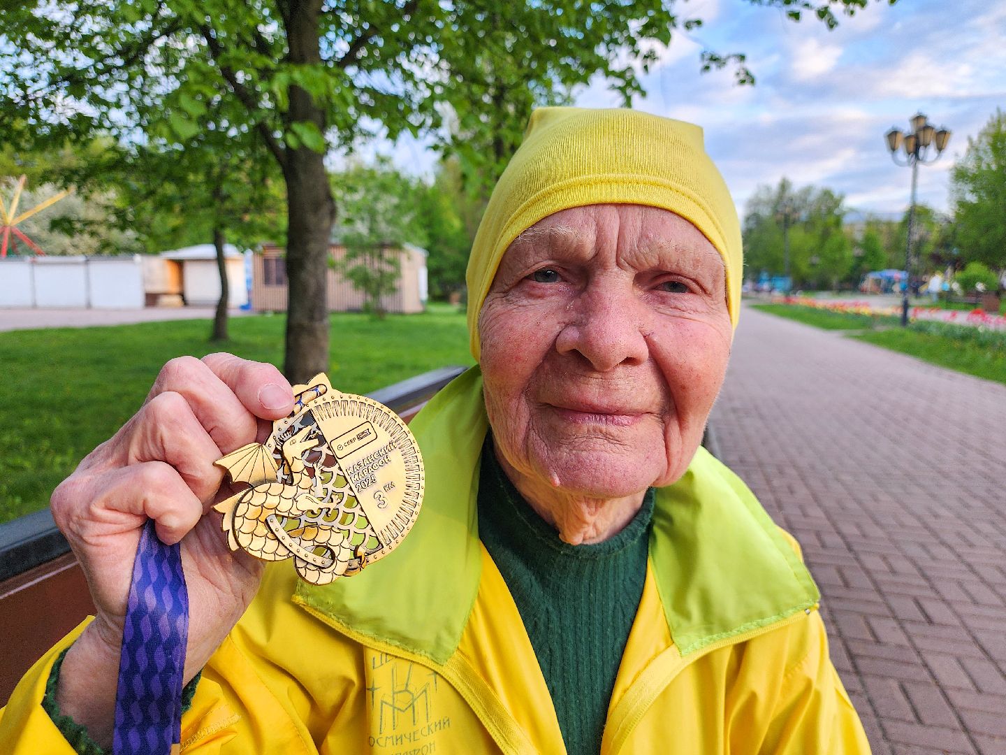 Подольск, Клара Богатова,  Забег, зож,80 лет победе,