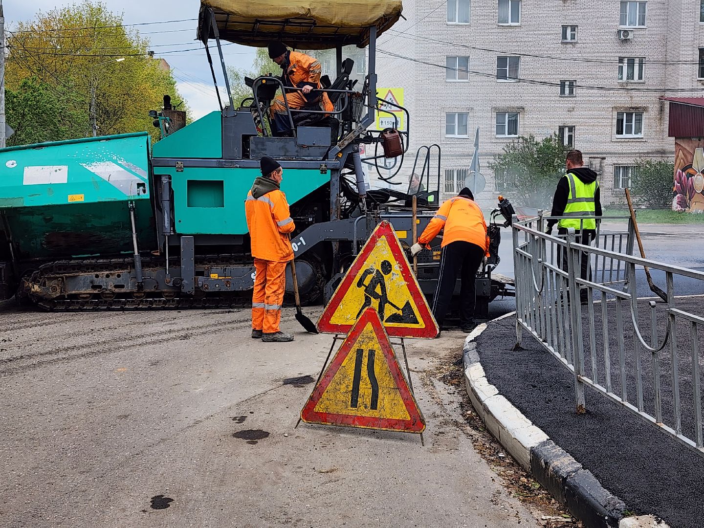 сергиев посад, ремонт дорог, клементьевская,