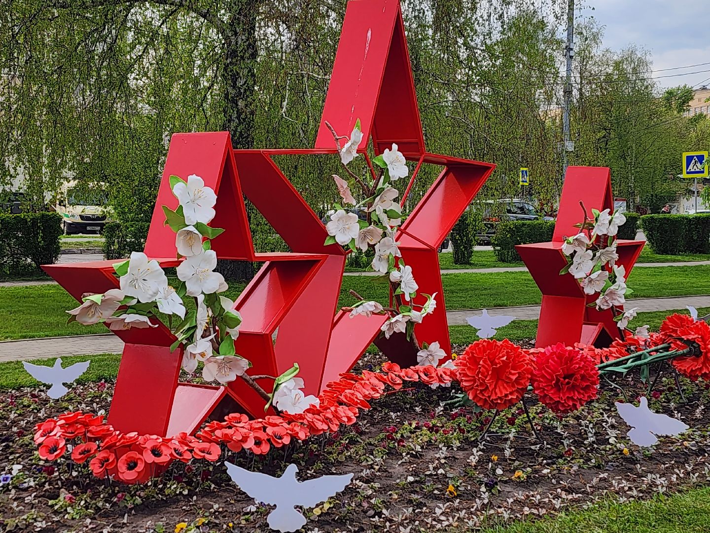 королёв, благоустройство в королеве, мемориал славы, день победы,