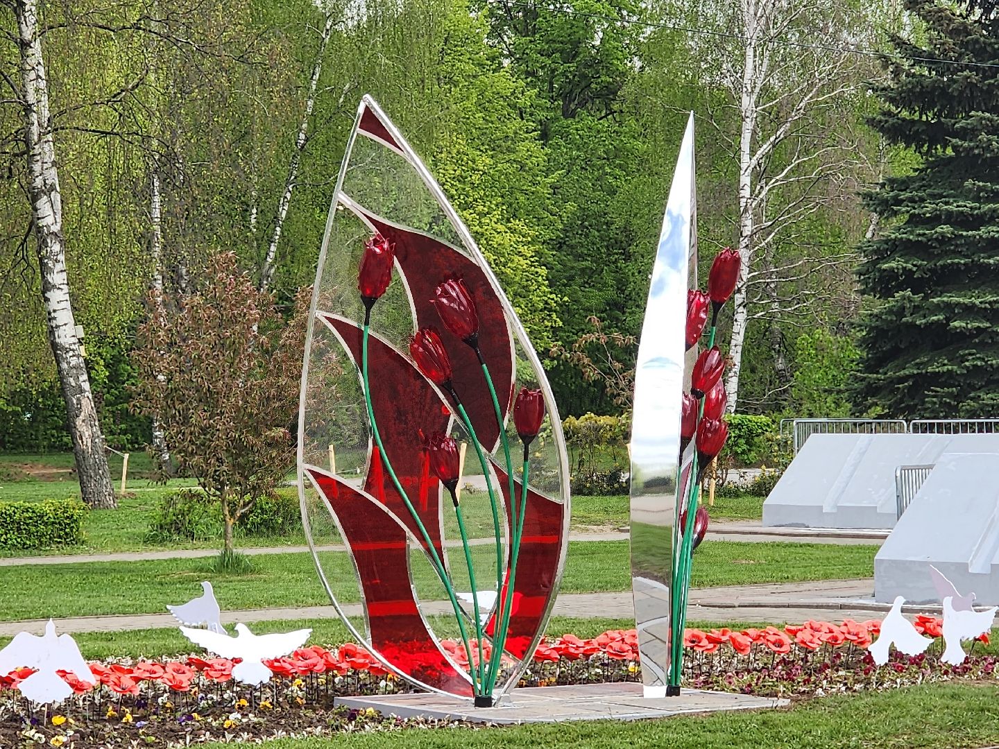 королёв, благоустройство в королеве, мемориал славы, день победы,