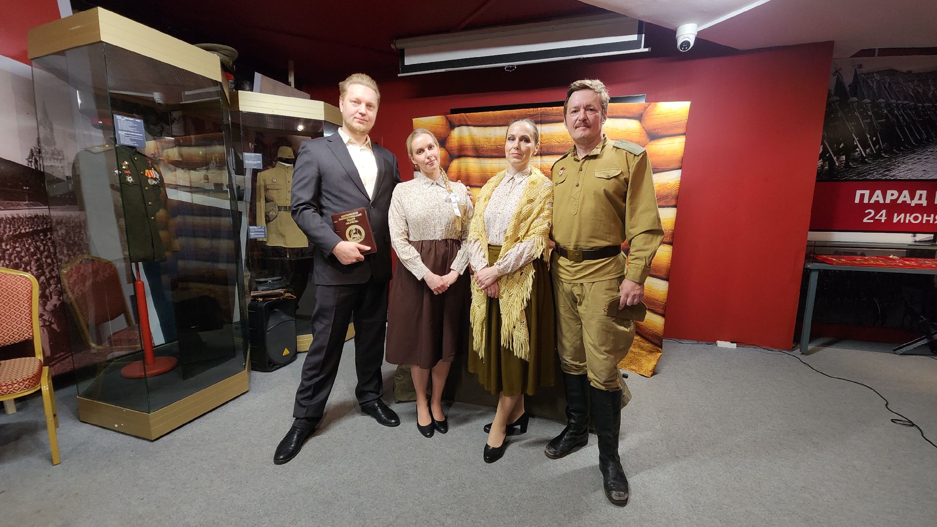 день победы, красногорск,спектакль, василий теркин,