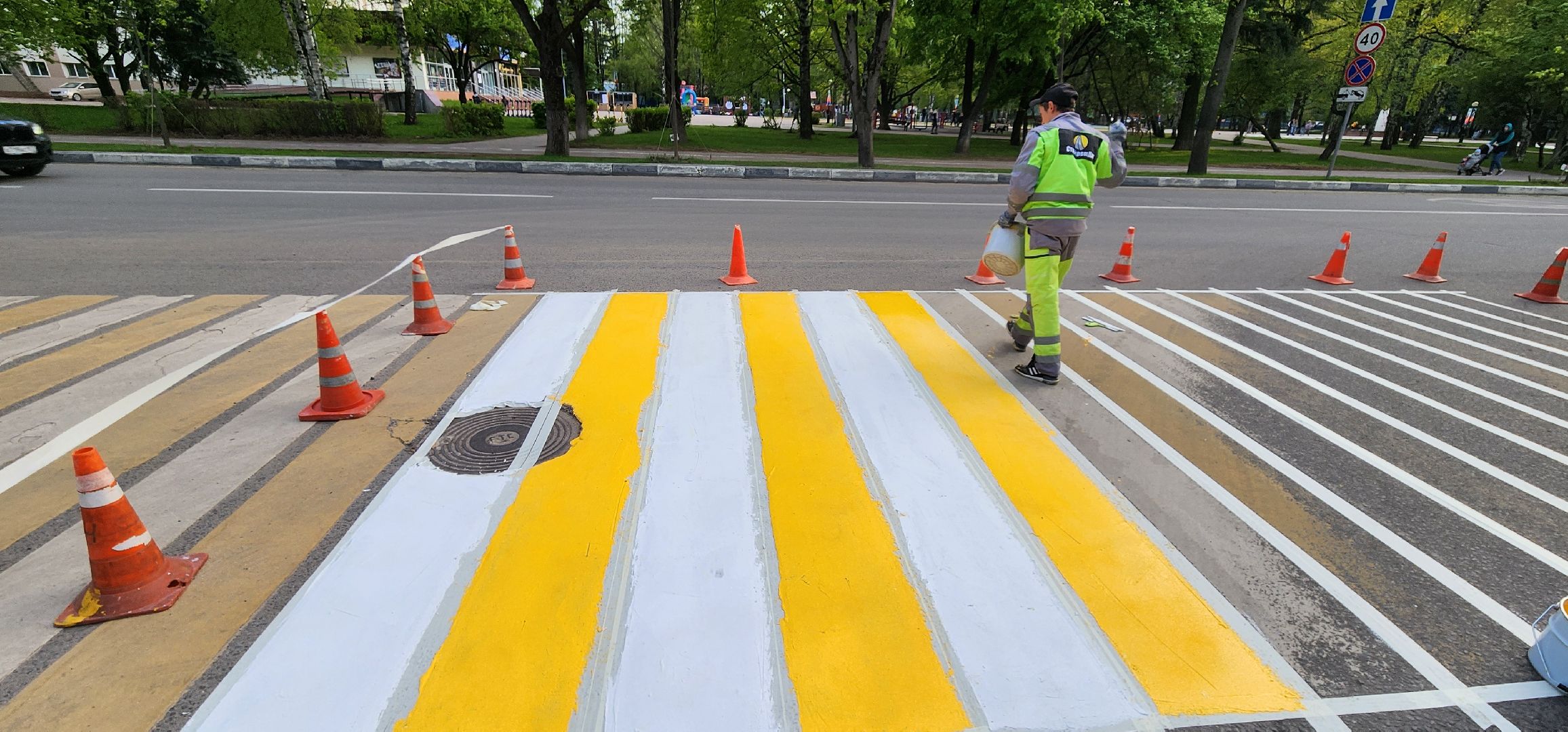 Химки, Разметка, Дороги, Благоустройство ,