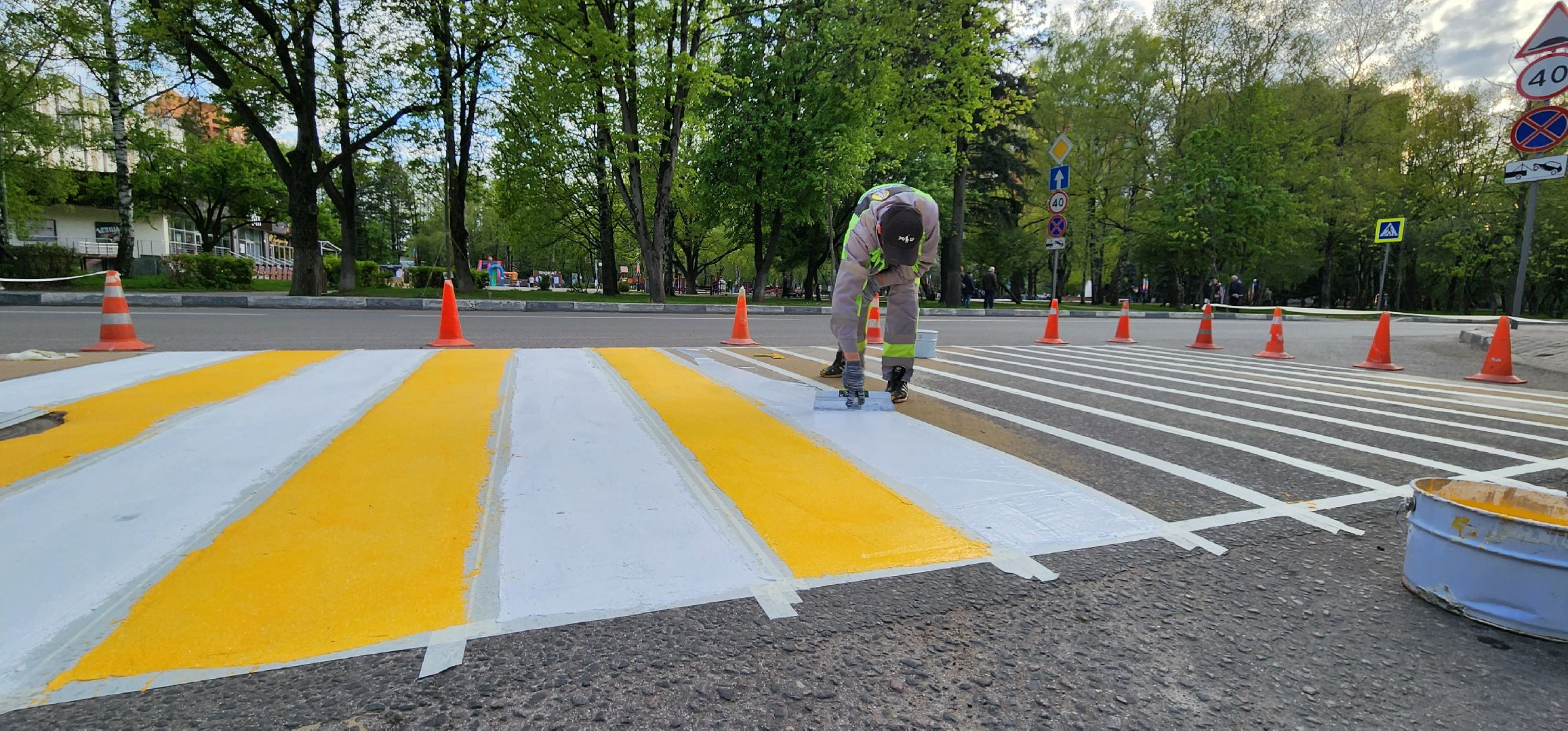 Химки, Разметка, Дороги, Благоустройство ,