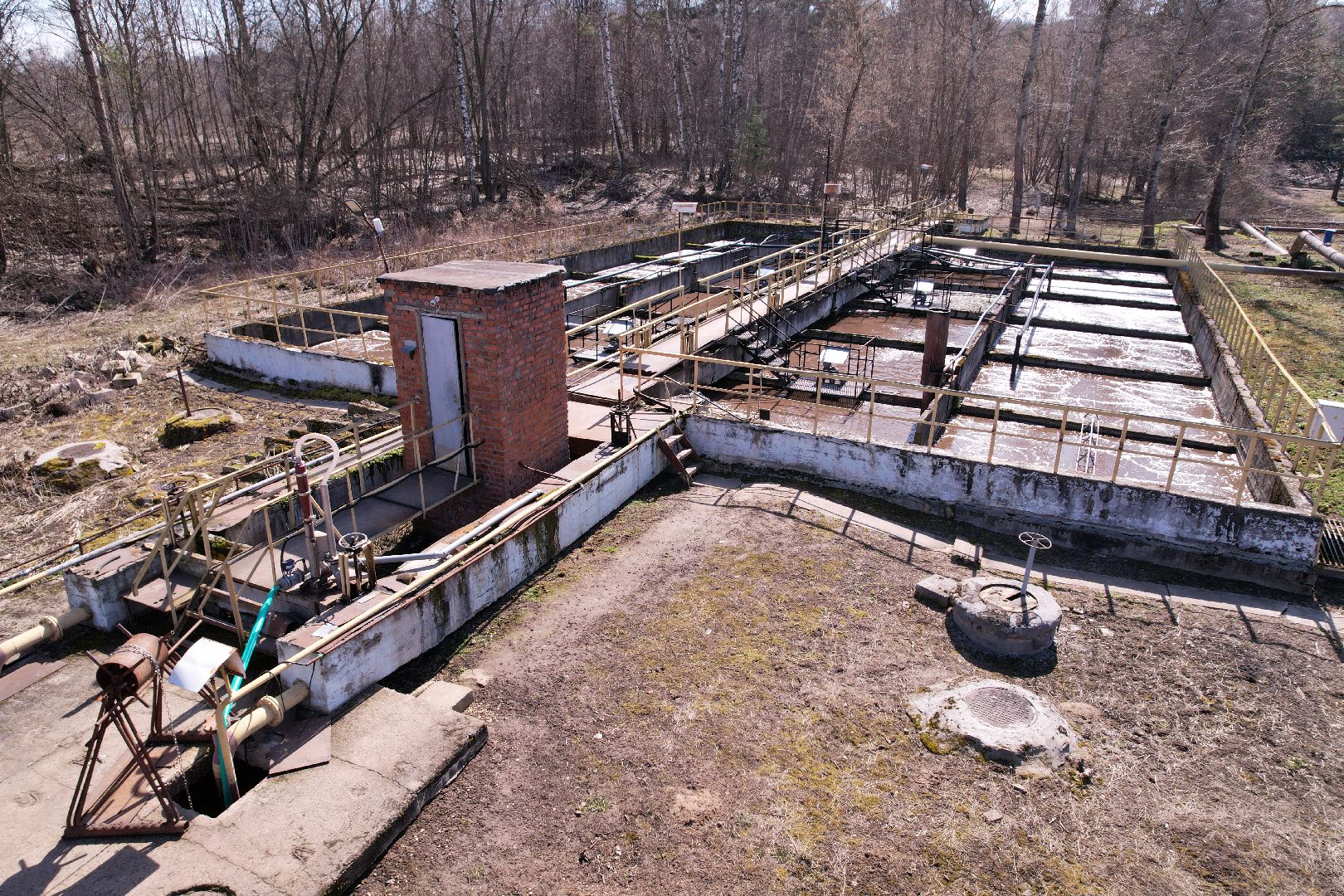 видео с коптера, экология подмосковья, очистные в пущине,
