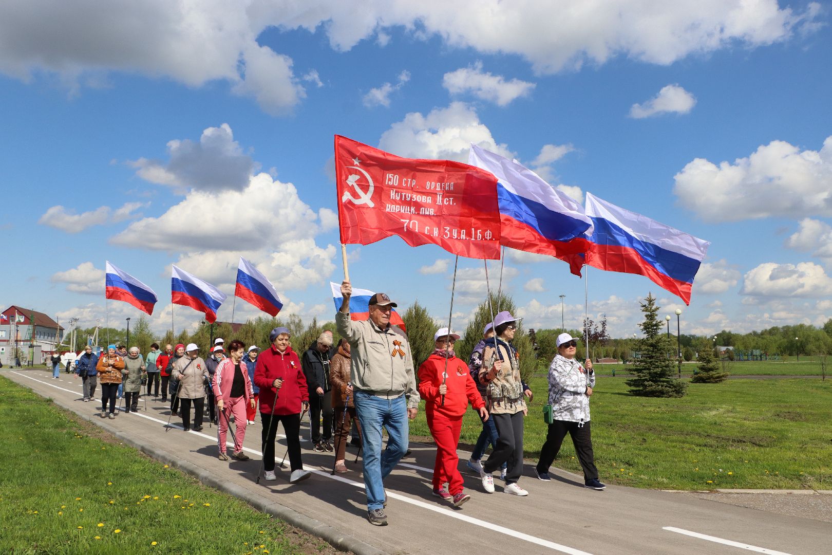 серебряные пруды, парк Серебряный , 80 лет победе,