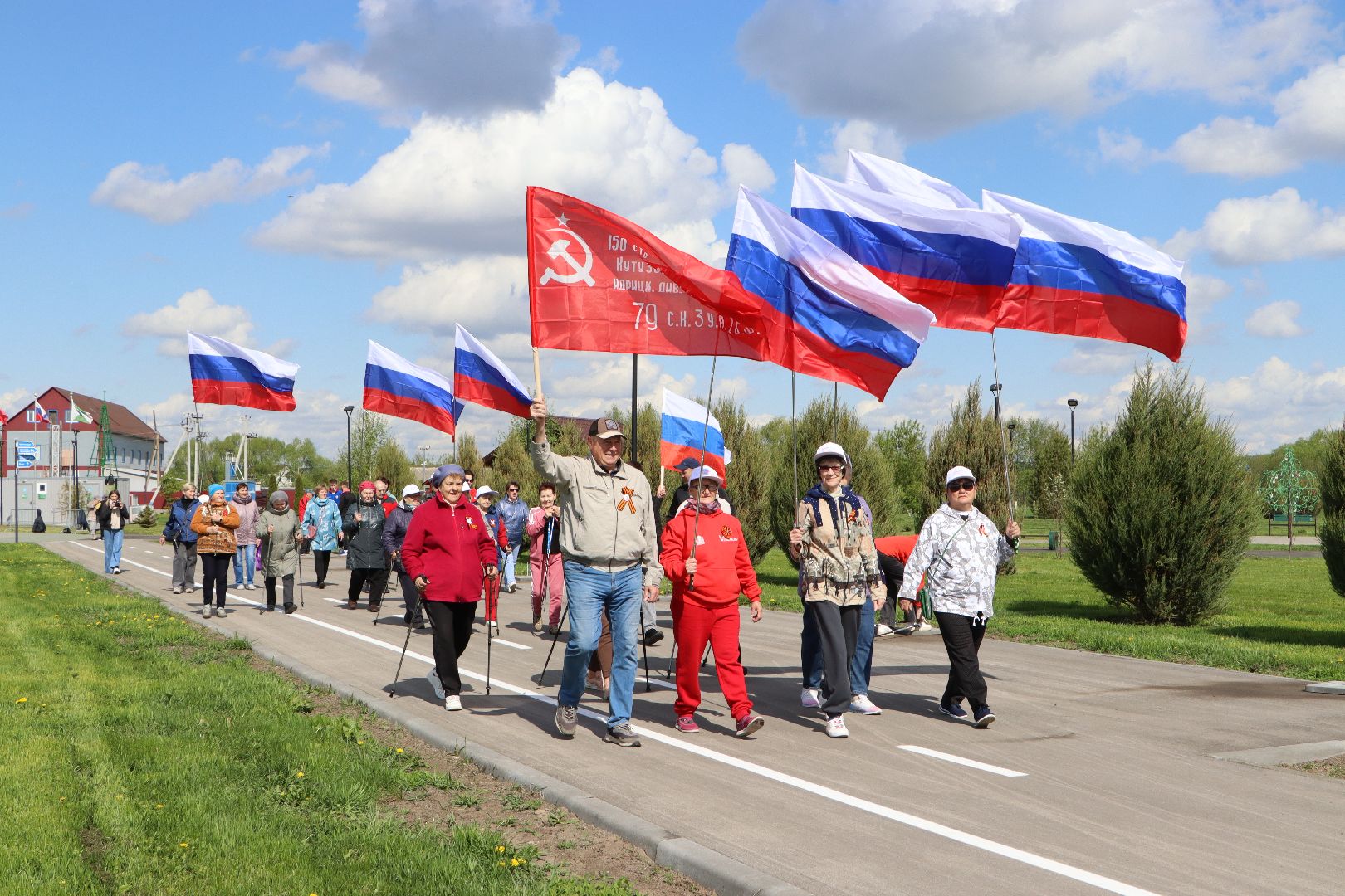 серебряные пруды, парк Серебряный , 80 лет победе,