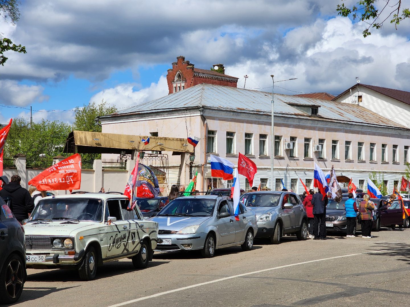 Ногинск, Митинг, Автопробег, 9 мая, Жители, Ветераны,