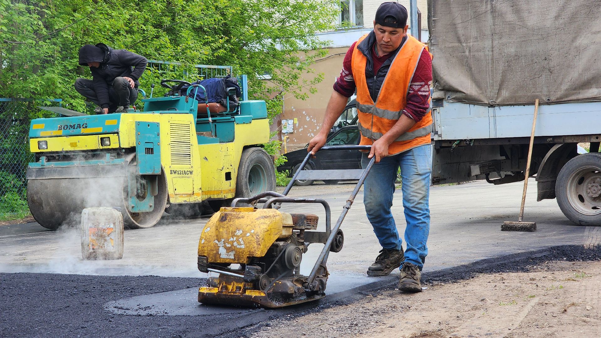 дороги, ямочный ремонт, лосино-петровский,