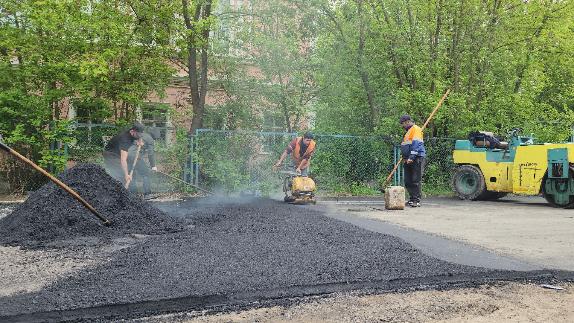 дороги, ямочный ремонт, лосино-петровский,