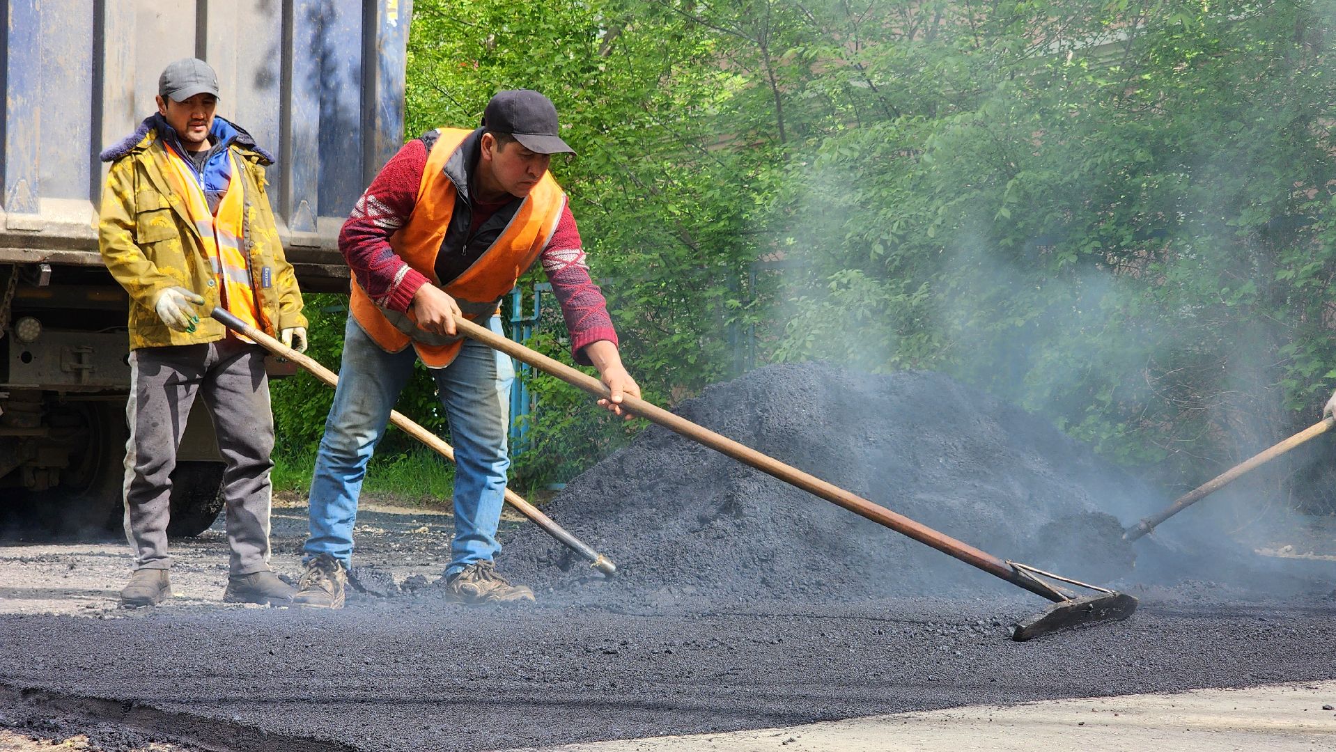 дороги, ямочный ремонт, лосино-петровский,