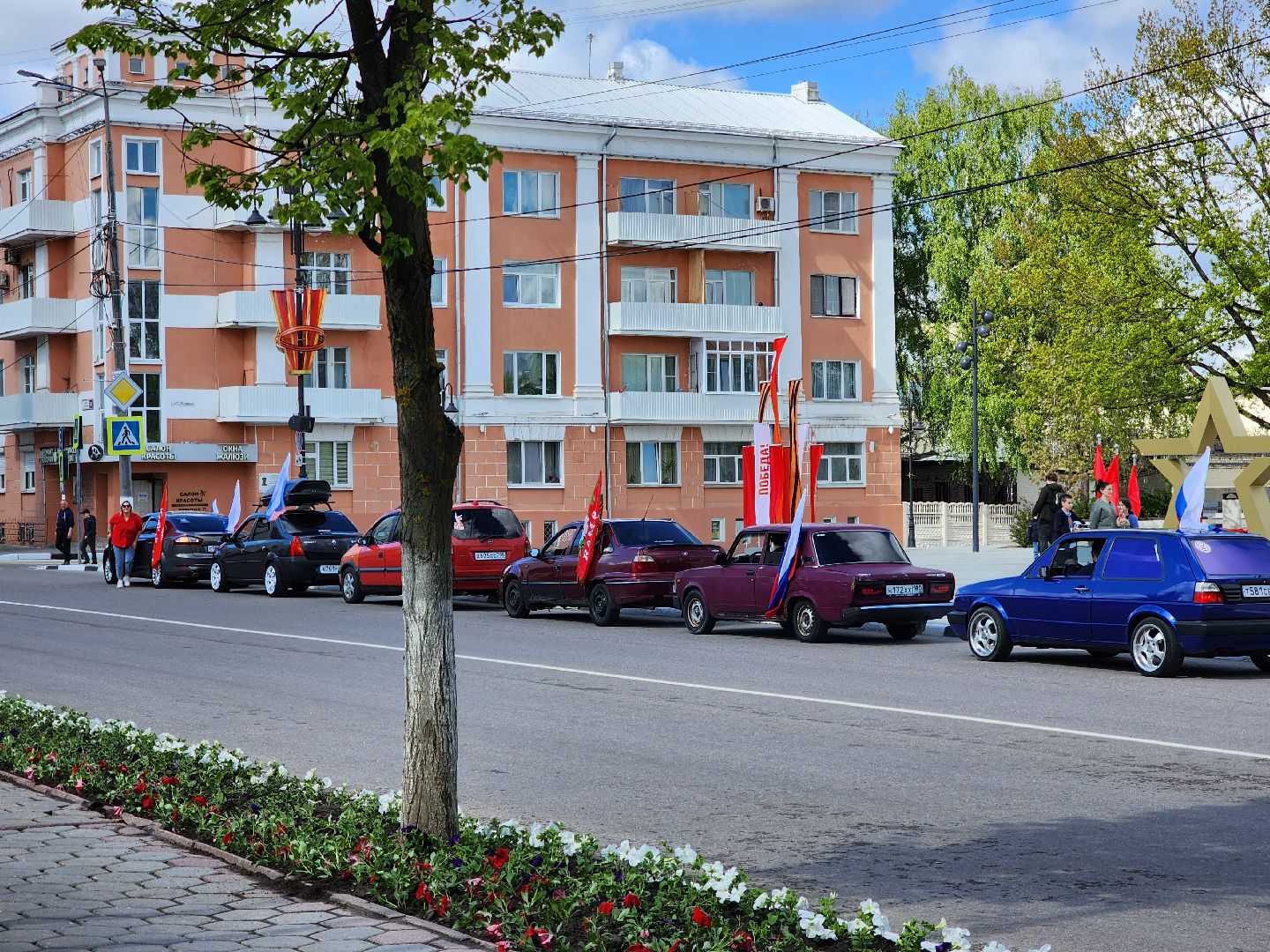 Ногинск , Автопробег , день победы, Жители, Ветераны, 9 мая,