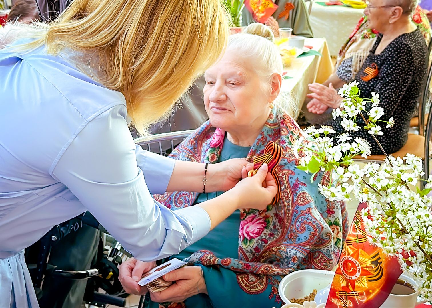 клин, общество, ветераны, день победы, вручение медалей,