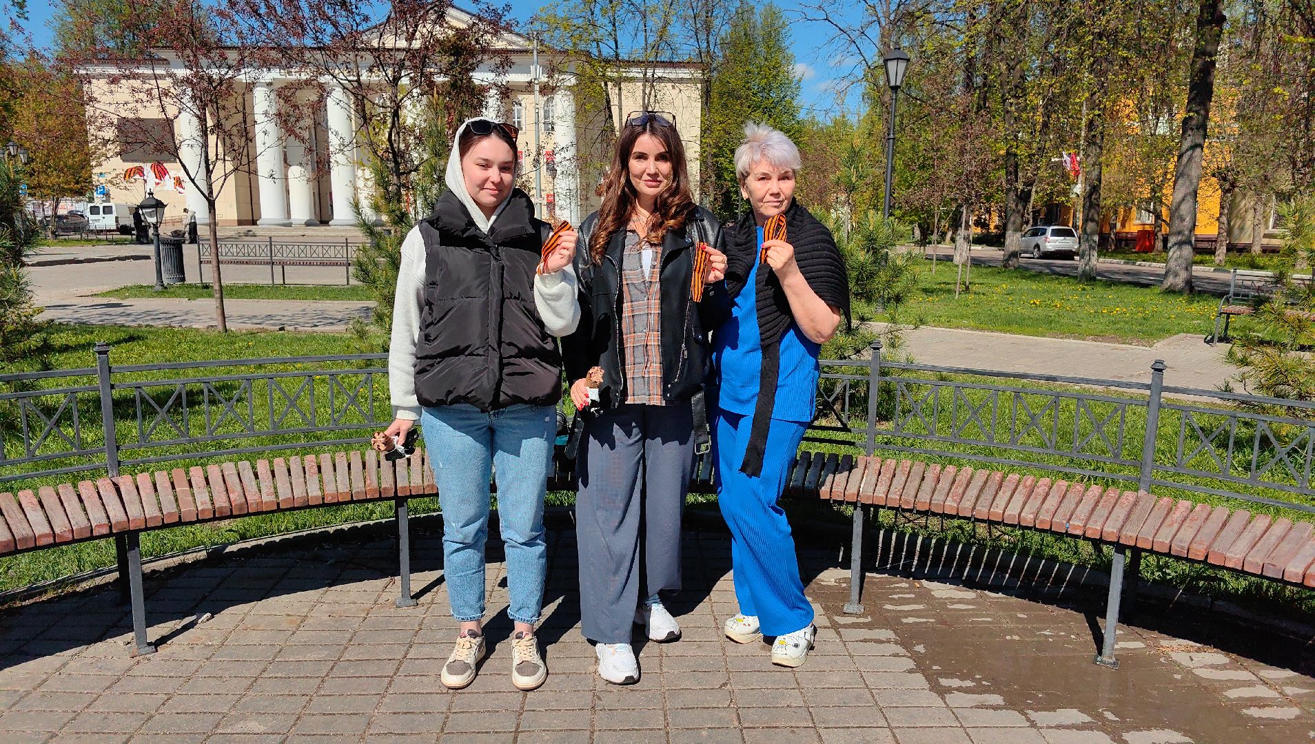 георгиевская ленточка, вов, память, жители,