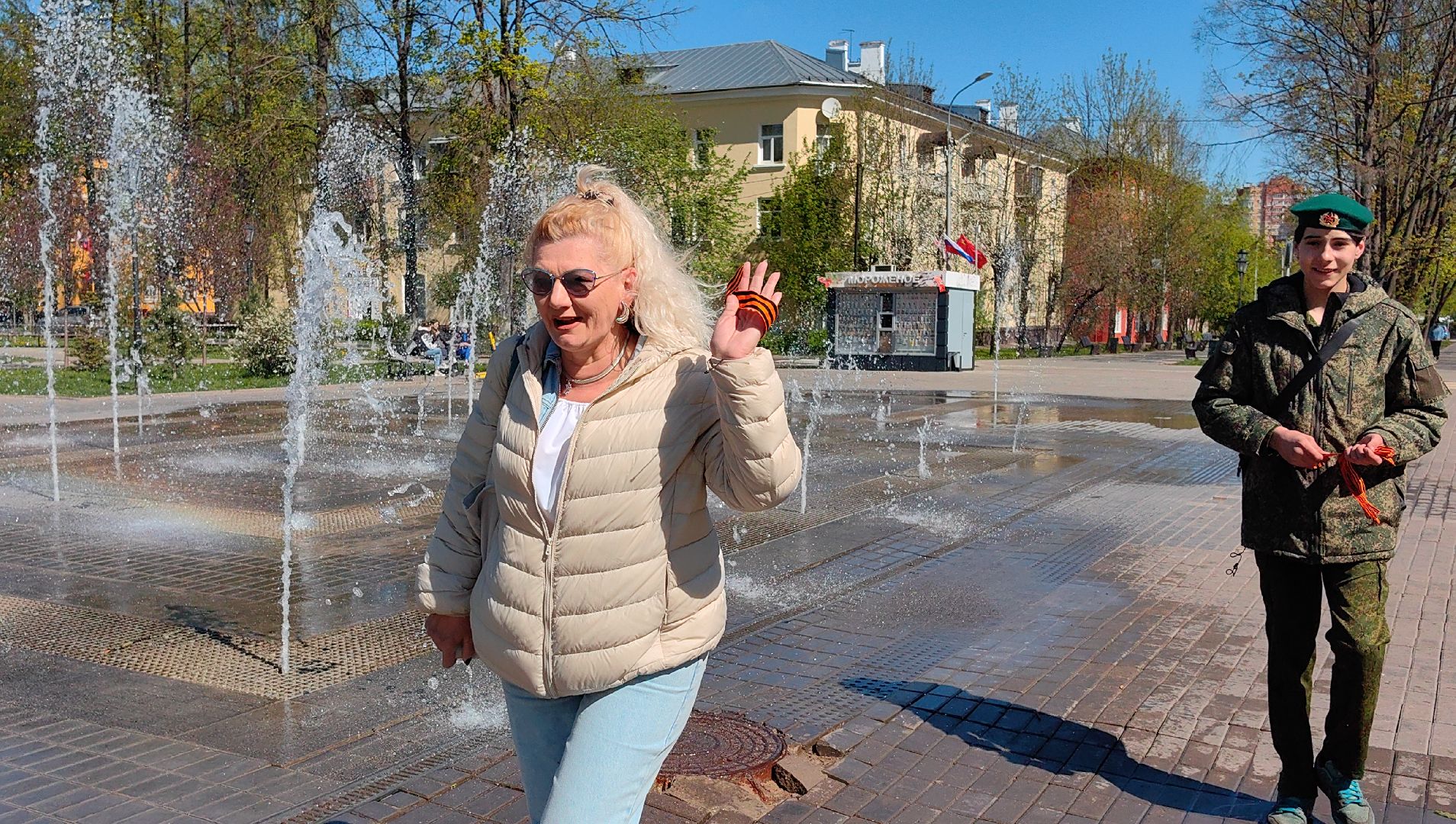 георгиевская ленточка, вов, память, жители,