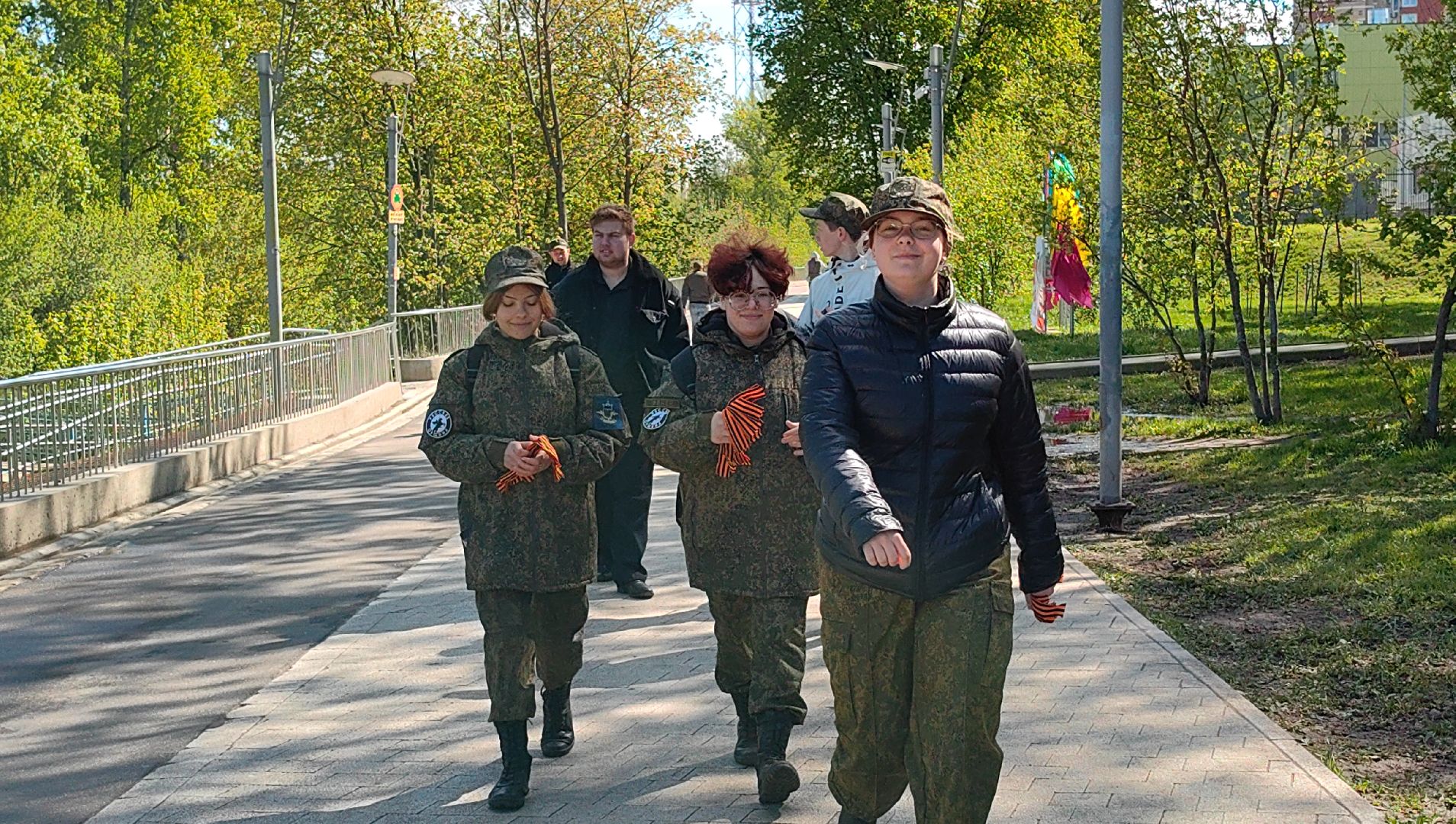 георгиевская ленточка, вов, память, жители,