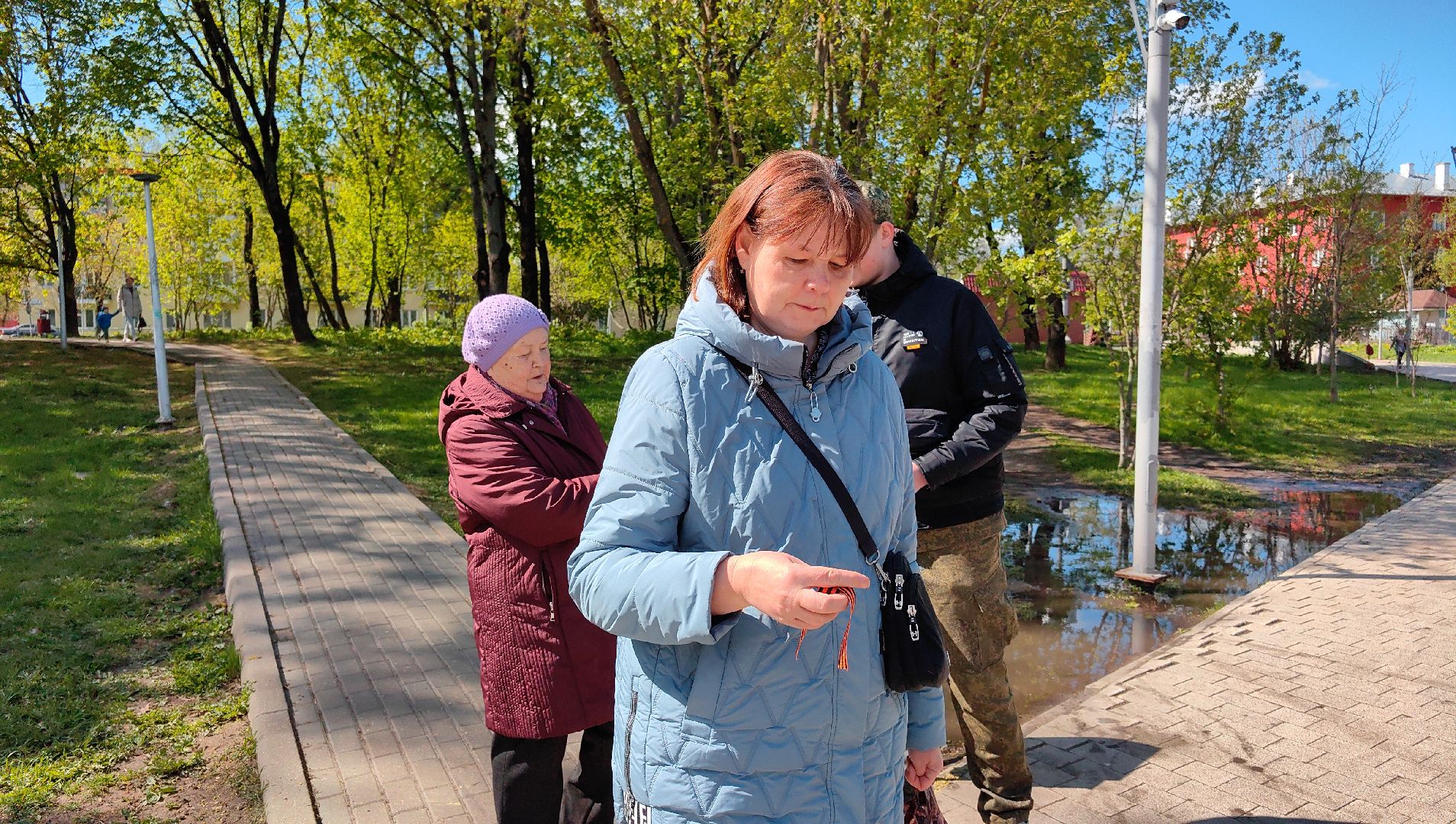 георгиевская ленточка, вов, память, жители,