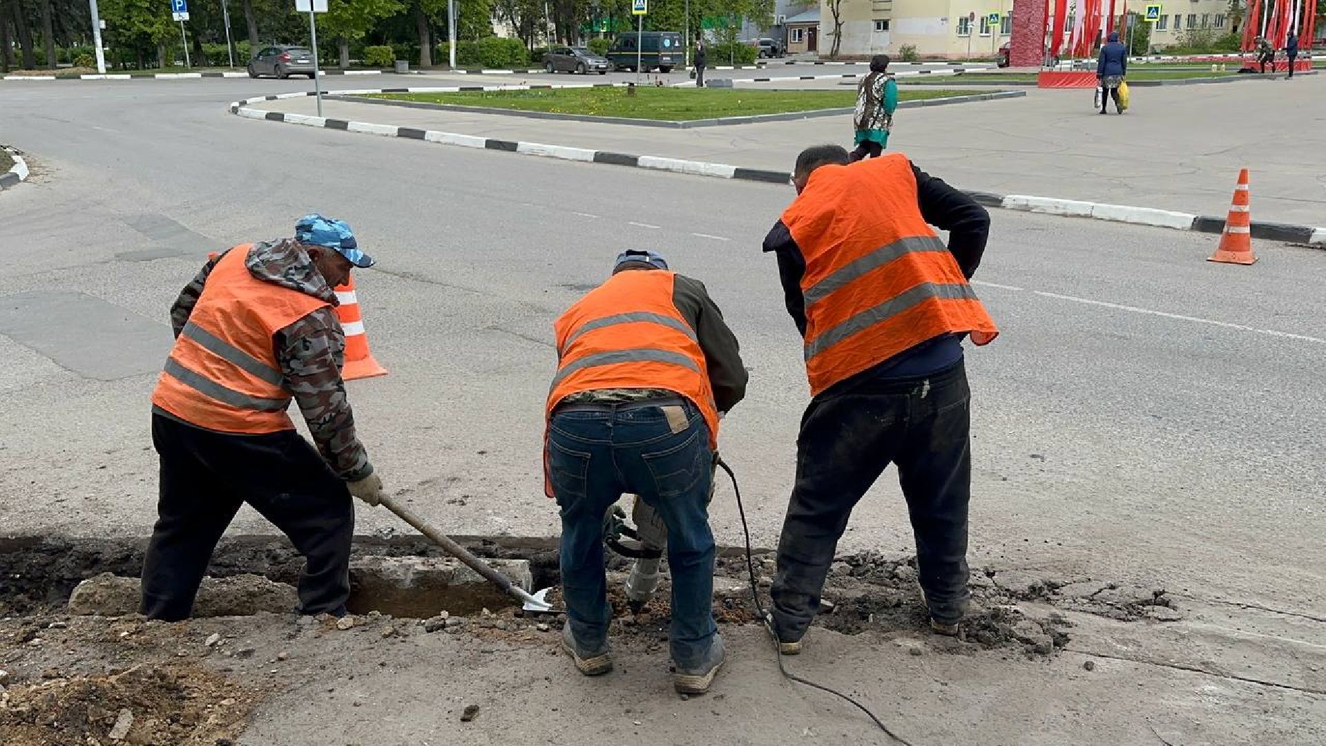 дорожные работы, домодедово,