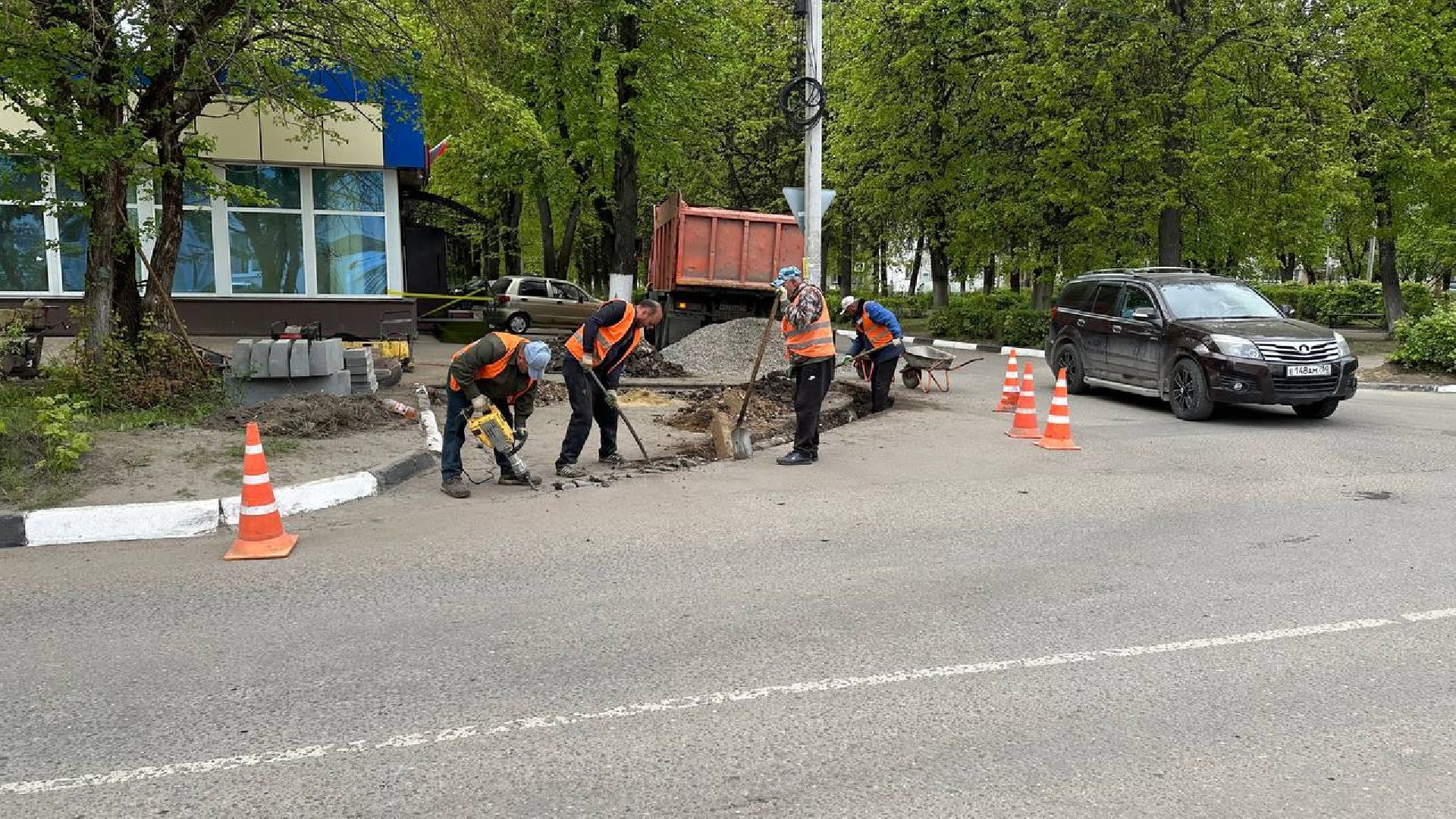 дорожные работы, домодедово,