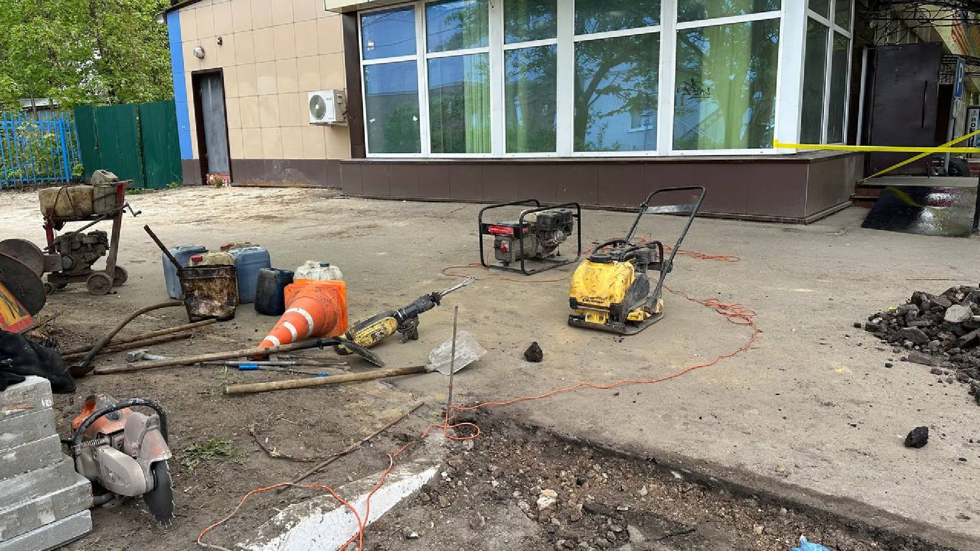 дорожные работы, домодедово,