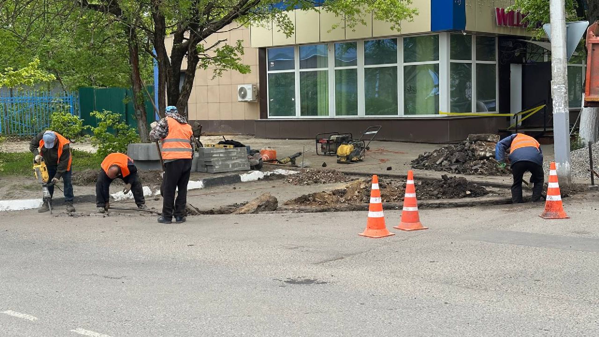 дорожные работы, домодедово,