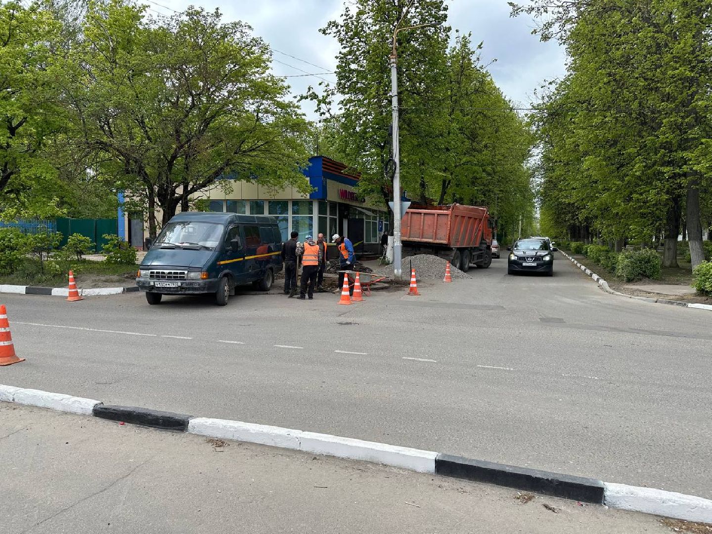 дорожные работы, домодедово,