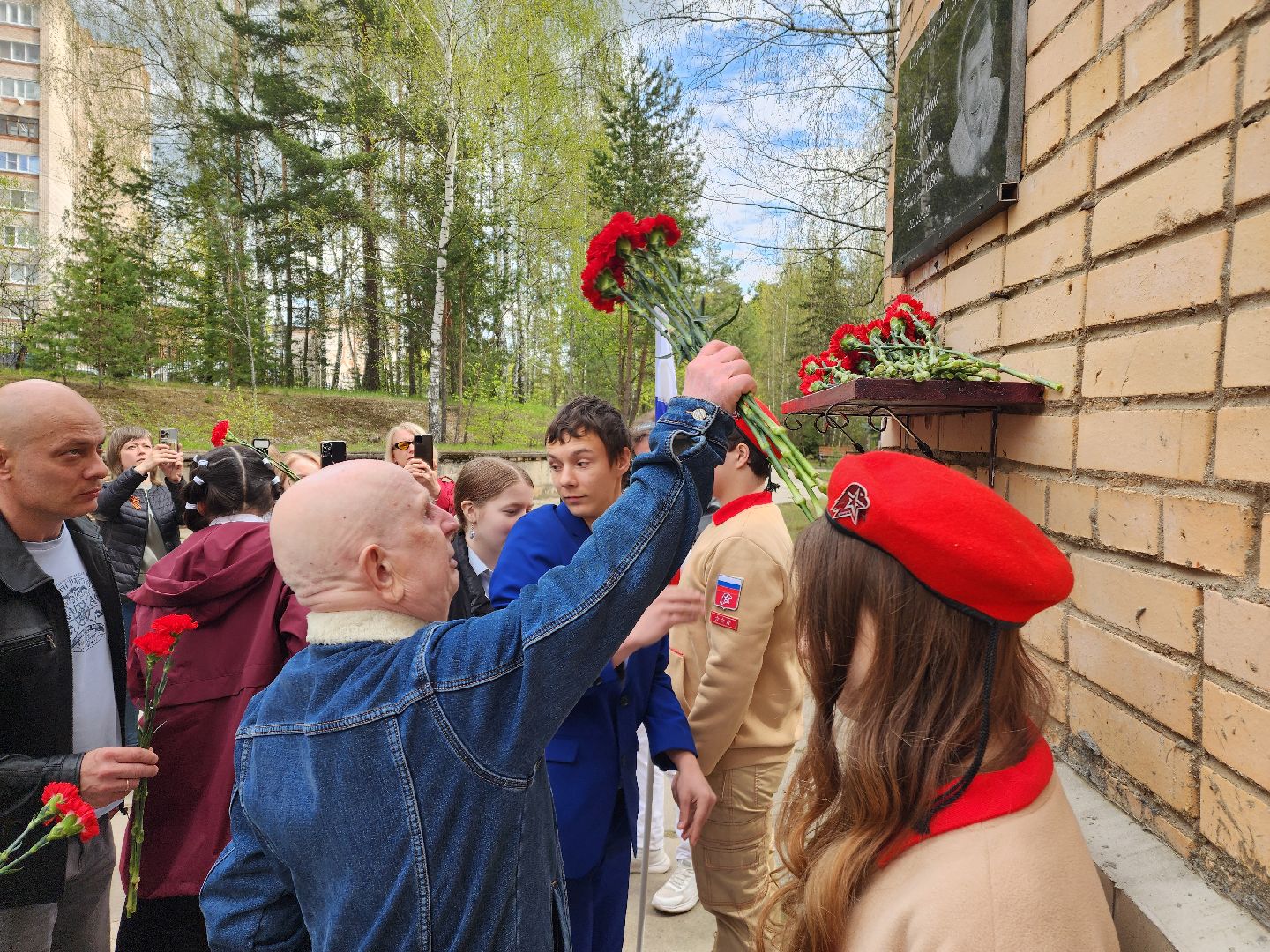 красноармейск, городской округ пушкинский, мемориальные доски , медики-герои, 80-летие великой победы,