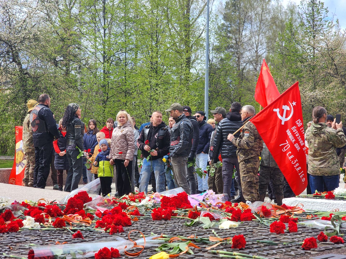 дубна, ночные волки, дмитров, мотопробег, день победы,