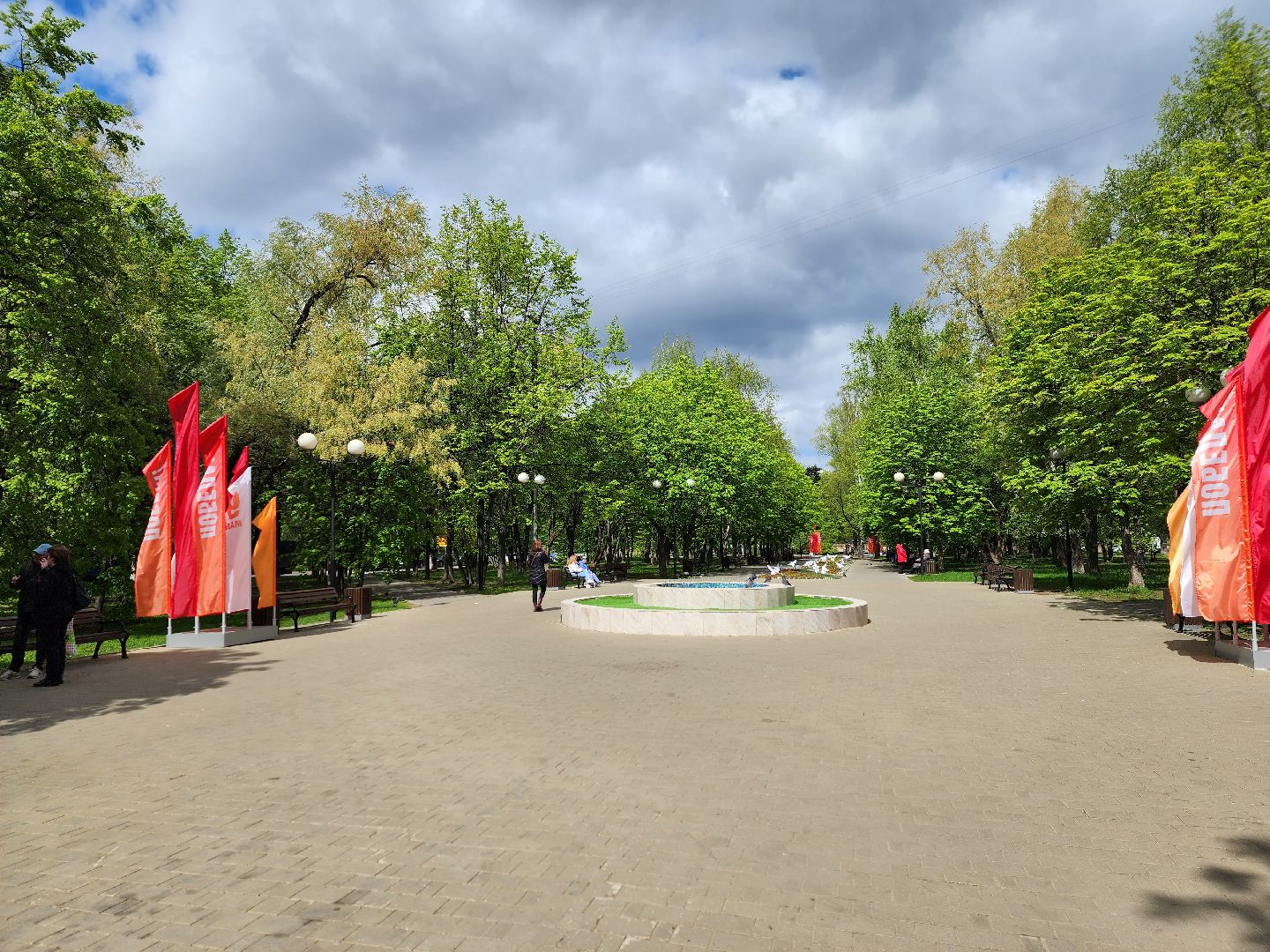 королёв, благоустройство в королеве ко дню победы , центральный сквер в юбилейном,